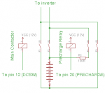 Precharge and main contactor